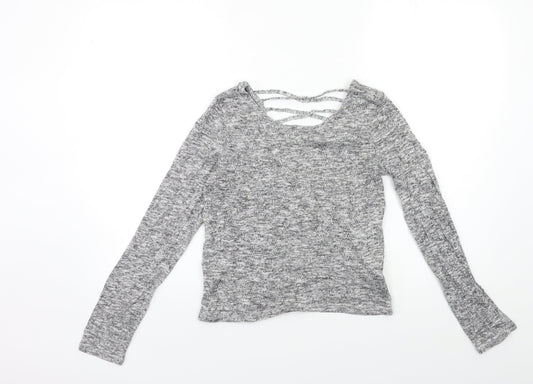 Womens UK Size M H&M Grey Pullover Jumper