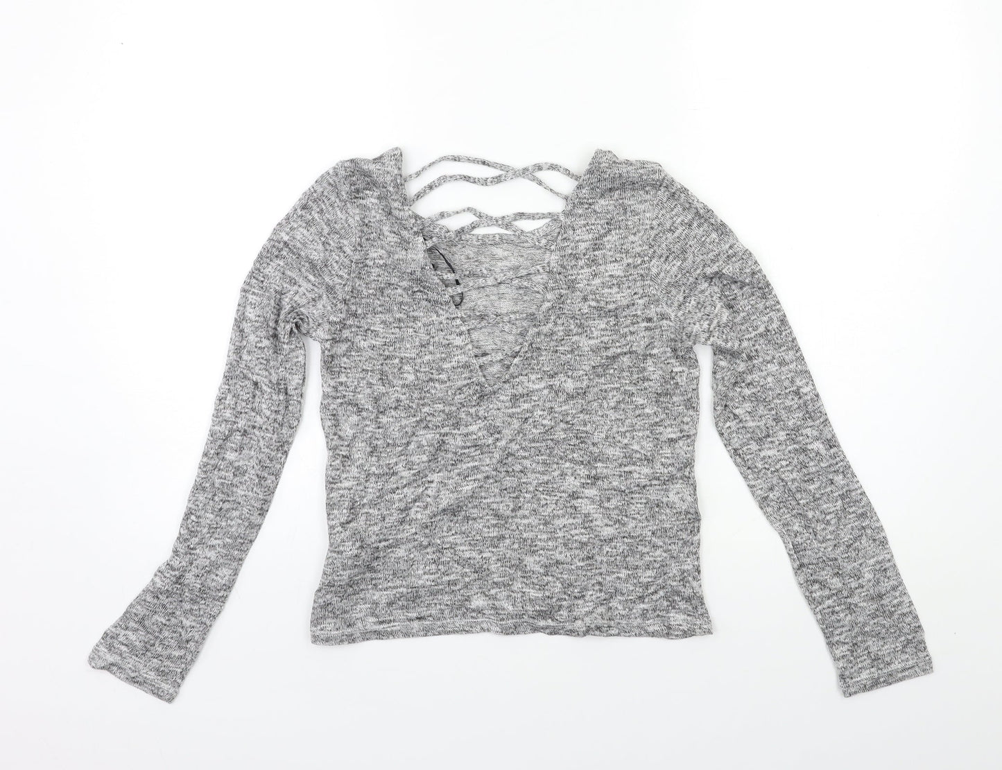 Womens UK Size M H&M Grey Pullover Jumper