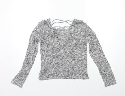 Womens UK Size M H&M Grey Pullover Jumper