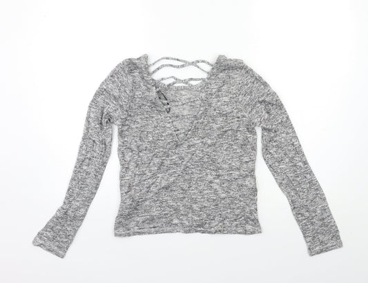 Womens UK Size M H&M Grey Pullover Jumper