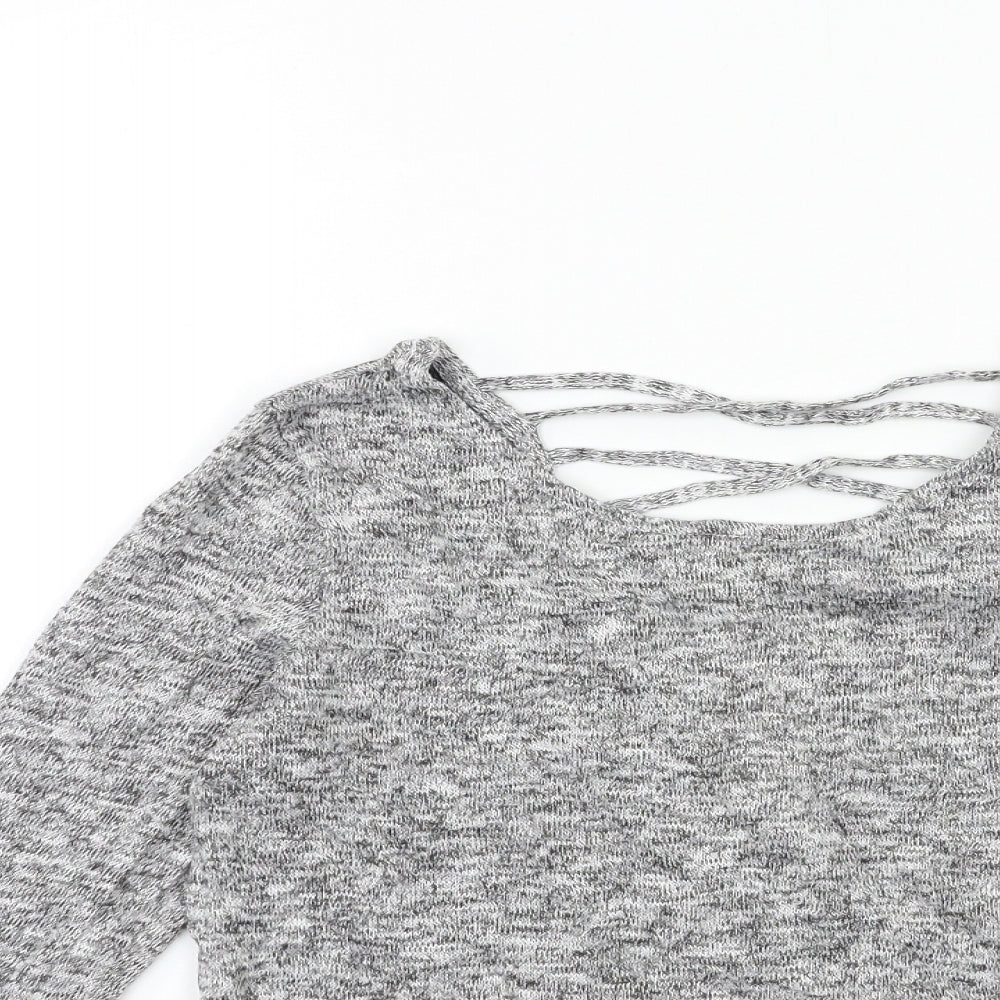 Womens UK Size M H&M Grey Pullover Jumper