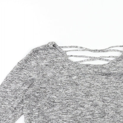 Womens UK Size M H&M Grey Pullover Jumper