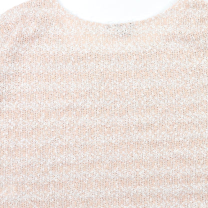 Womens UK Size M H&M Pink Pullover Jumper