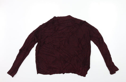 FOREVER 21 Womens Red  Knit Cardigan Jumper Size M
