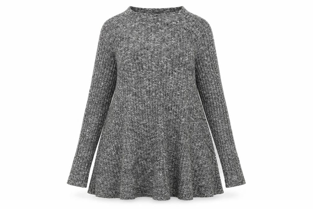 Womens UK Size 10 Boohoo Grey Pullover Jumper
