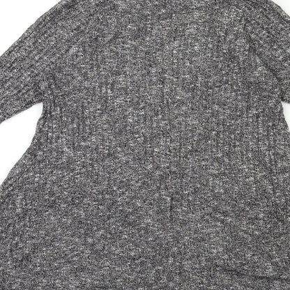 Boohoo Womens Grey  Knit Pullover Jumper Size 10
