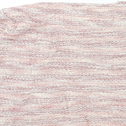 Womens UK Size M Papaya Pink Pullover Jumper