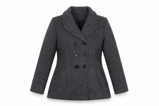 Womens UK Size 12 BHS Grey Overcoat