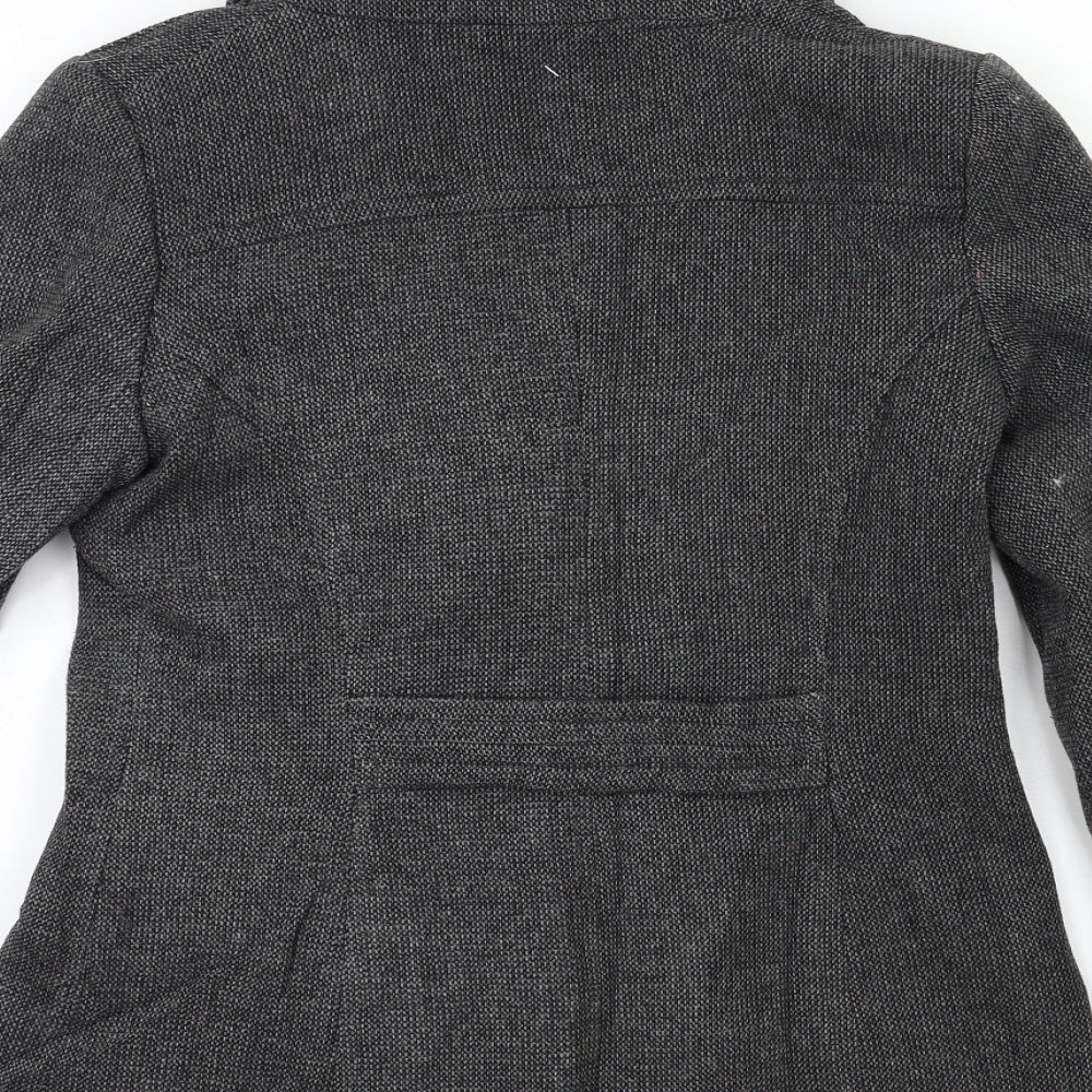 Womens UK Size 12 BHS Grey Overcoat