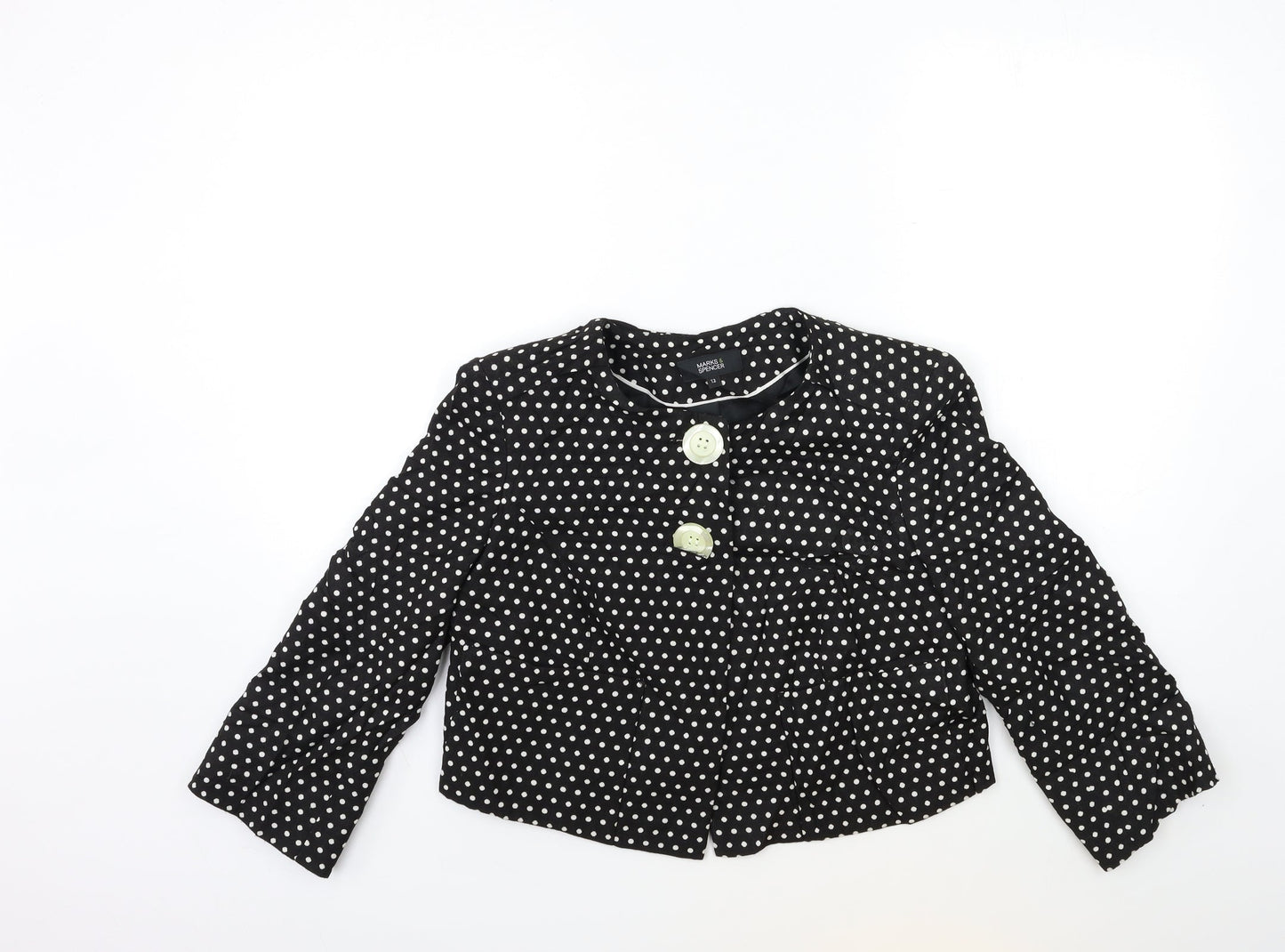 Womens UK Size 12 Marks and Spencer Black Jacket
