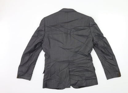Mens UK Size 36 Butler & Webb Regular Grey Suit Jacket