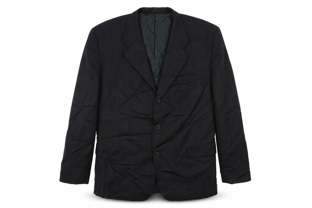 Mens UK Size 44 Preworn Regular Black Suit Jacket