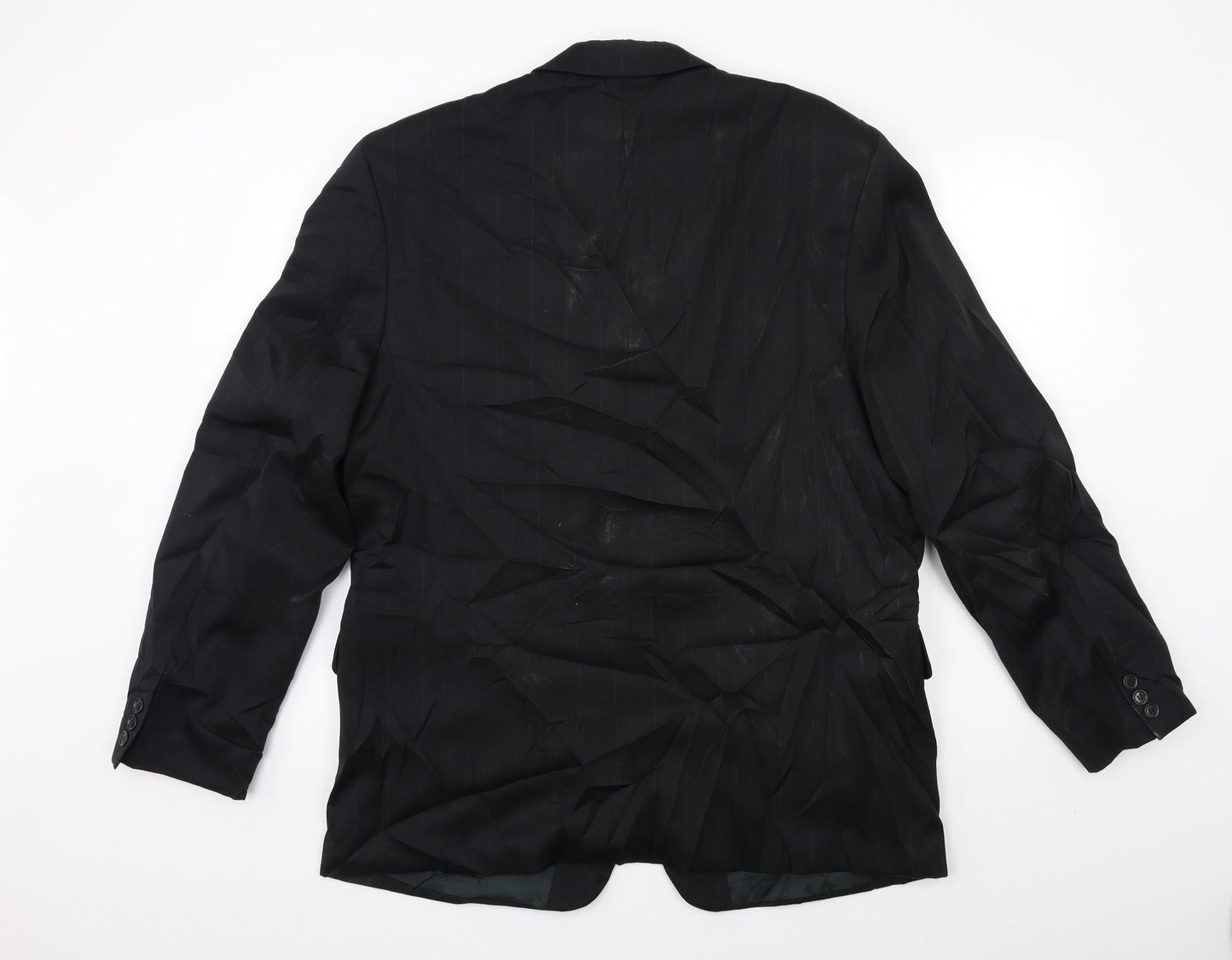 Mens UK Size 44 Preworn Regular Black Suit Jacket