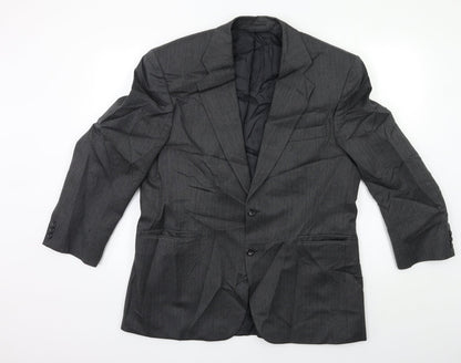 Mens UK Size 42 Preworn Regular Grey Suit Jacket