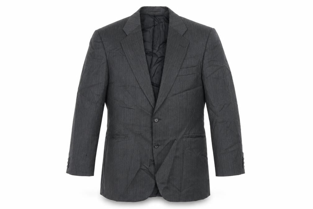 Mens UK Size 42 Preworn Regular Grey Suit Jacket