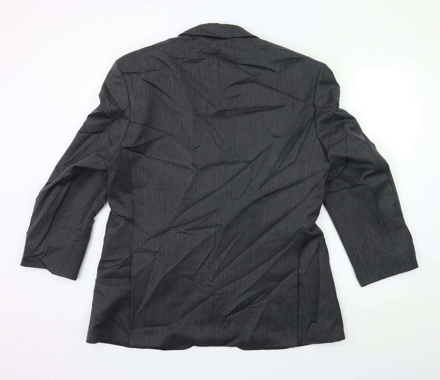 Mens UK Size 42 Preworn Regular Grey Suit Jacket