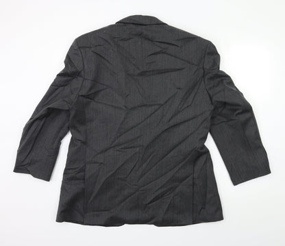 Mens UK Size 42 Preworn Regular Grey Suit Jacket