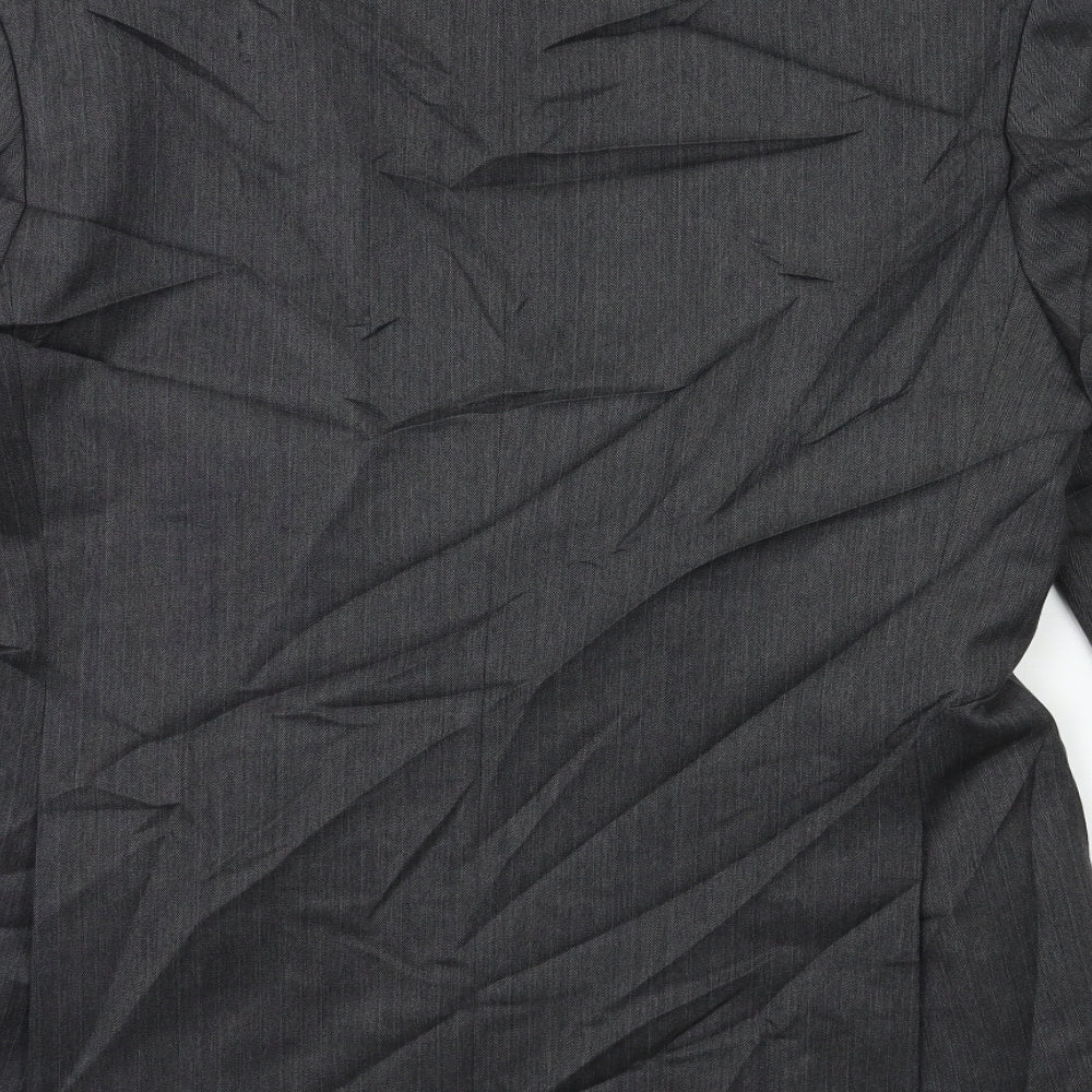 Mens UK Size 42 Preworn Regular Grey Suit Jacket