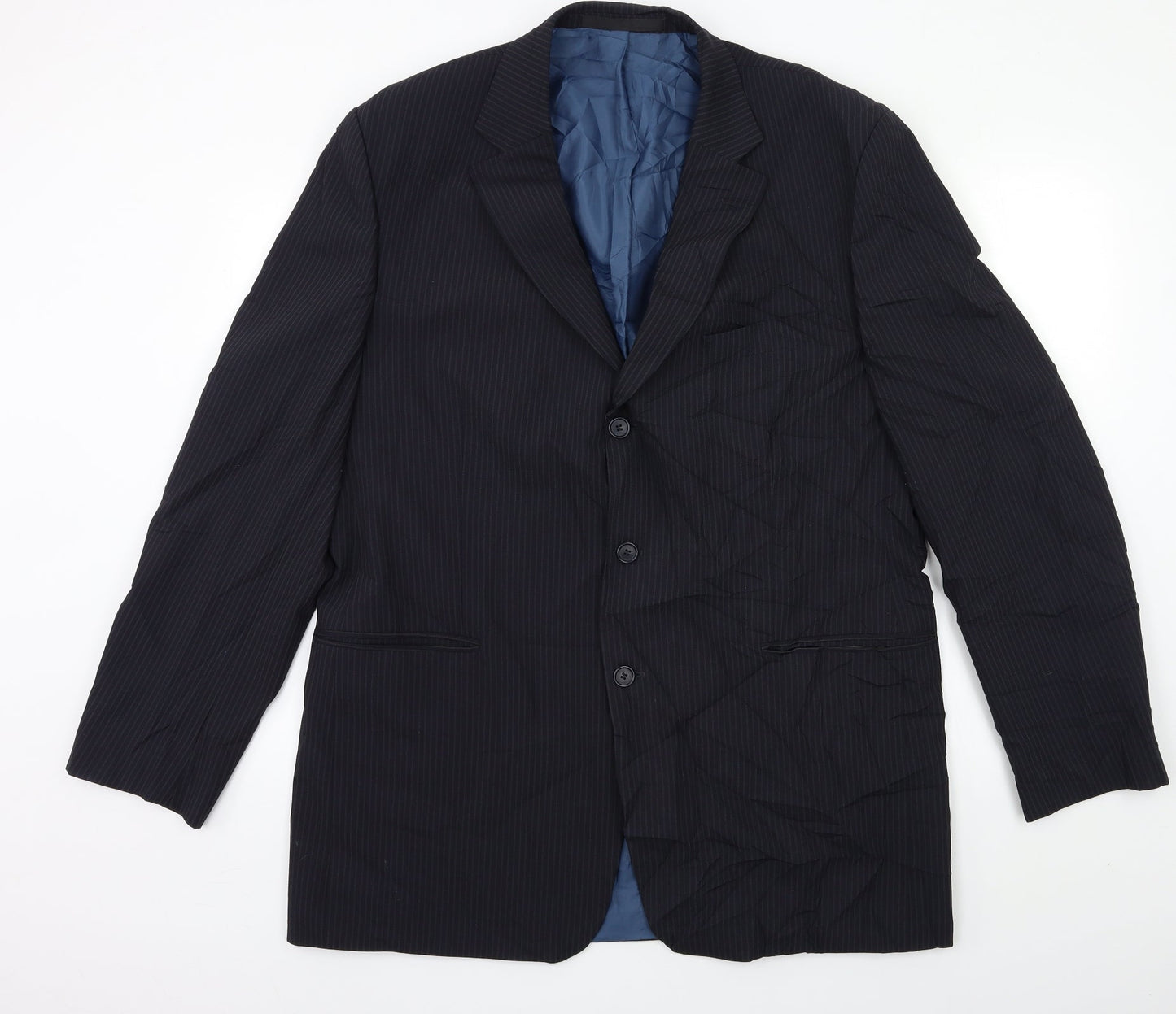 Mens UK Size 44 Marks and Spencer Regular Blue Suit Jacket
