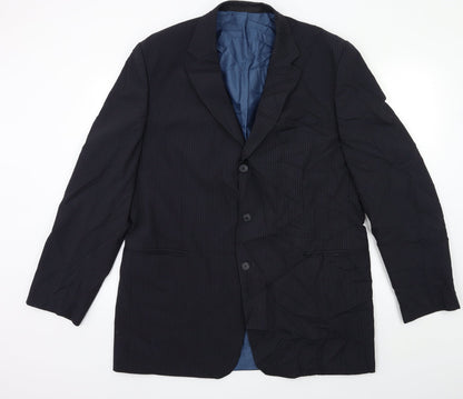 Mens UK Size 44 Marks and Spencer Regular Blue Suit Jacket