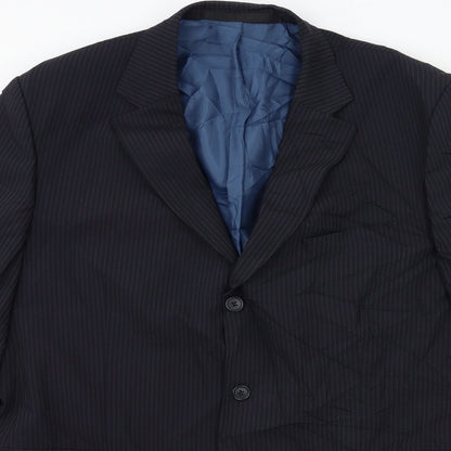 Mens UK Size 44 Marks and Spencer Regular Blue Suit Jacket