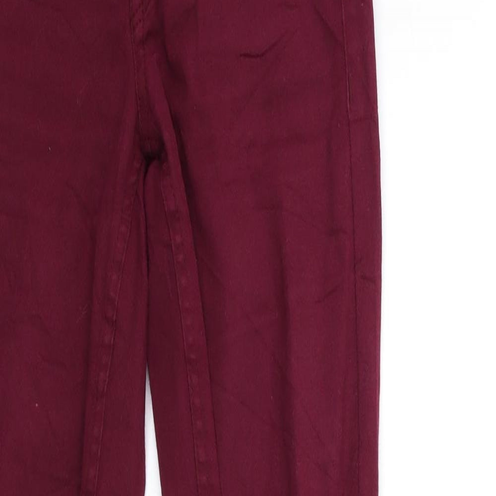 Womens UK Size 6 H&M Regular Fit Skinny Purple Jeans
