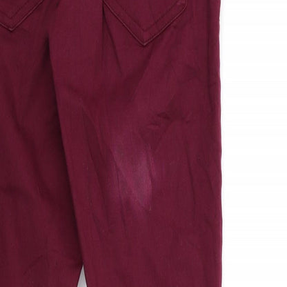 Womens UK Size 6 H&M Regular Fit Skinny Purple Jeans