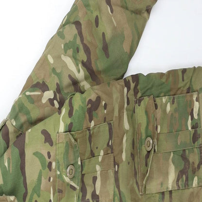 Preworn Girls Green Camouflage  Jacket  Size 7 Years