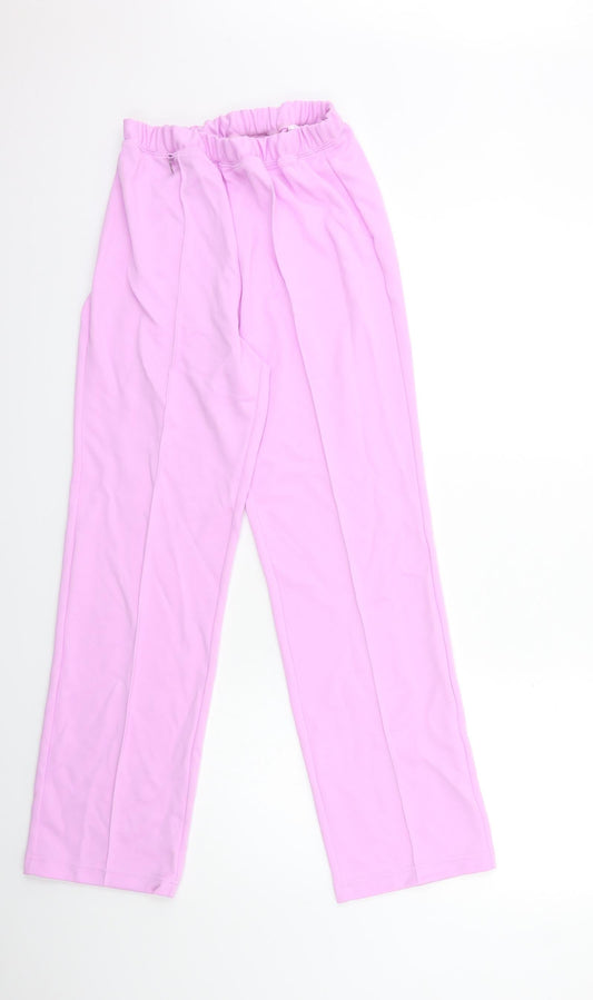 Womens UK Size 10 Damart Regular Fit  Purple Trousers