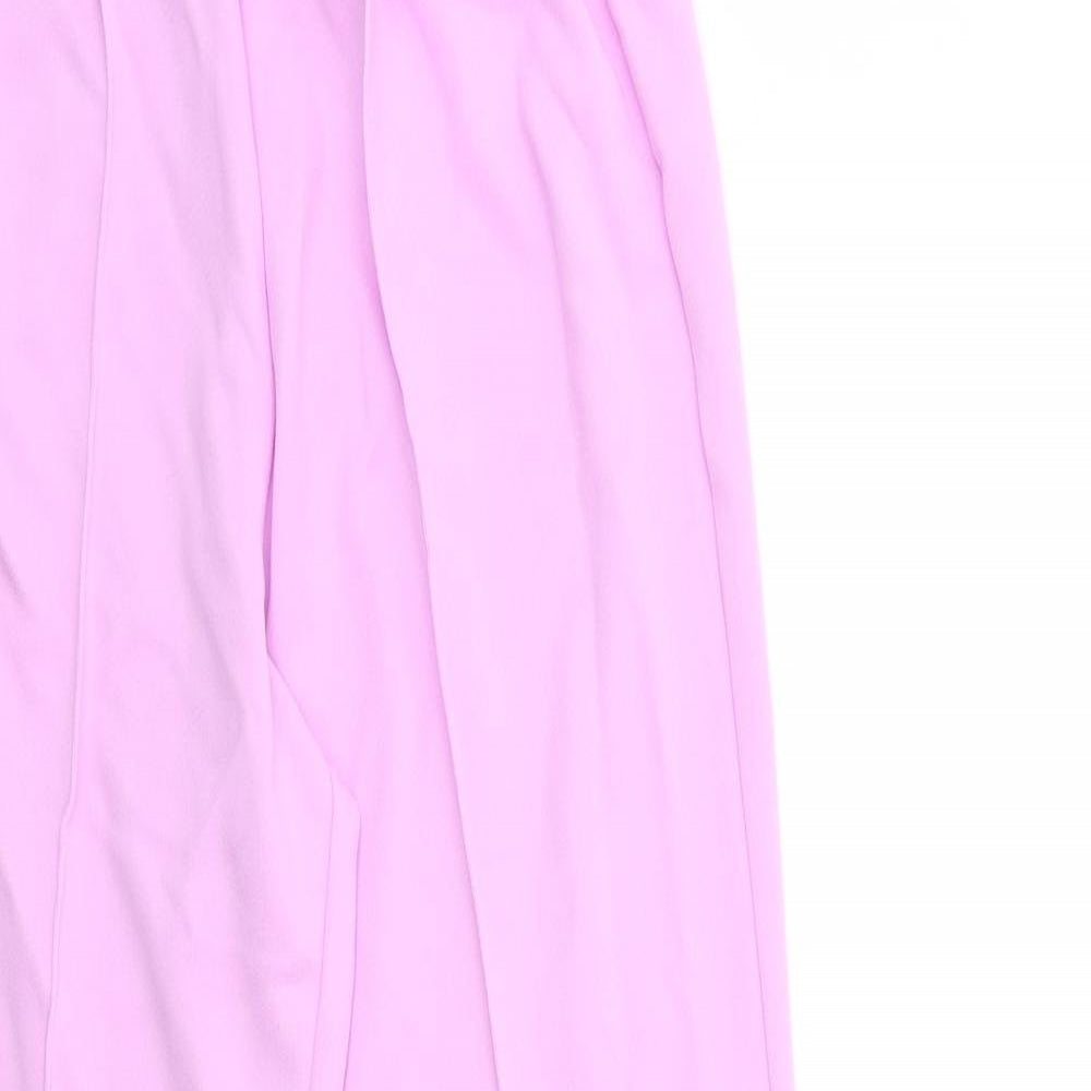Womens UK Size 10 Damart Regular Fit  Purple Trousers