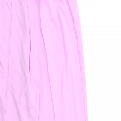 Womens UK Size 10 Damart Regular Fit  Purple Trousers