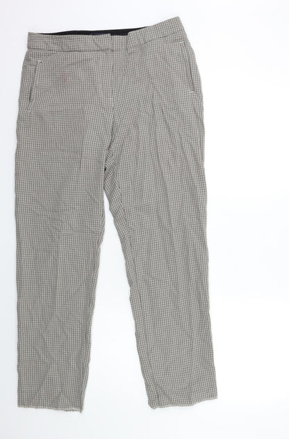 Womens UK Size 14 Marks and Spencer Regular Fit  Beige Trousers