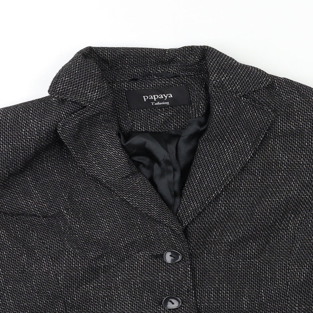 Papaya Womens Grey   Jacket  Size 14