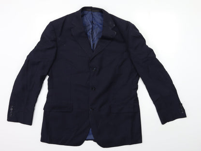 Mens UK Size 42 Marks and Spencer Regular Blue Suit Jacket