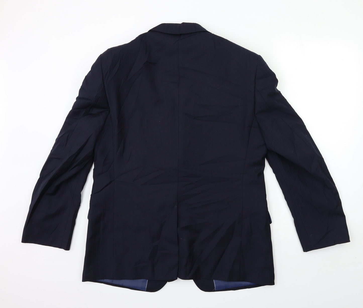 Mens UK Size 42 Marks and Spencer Regular Blue Suit Jacket