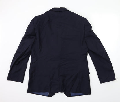 Mens UK Size 42 Marks and Spencer Regular Blue Suit Jacket