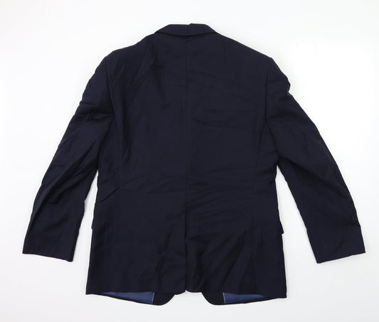 Mens UK Size 42 Marks and Spencer Regular Blue Suit Jacket