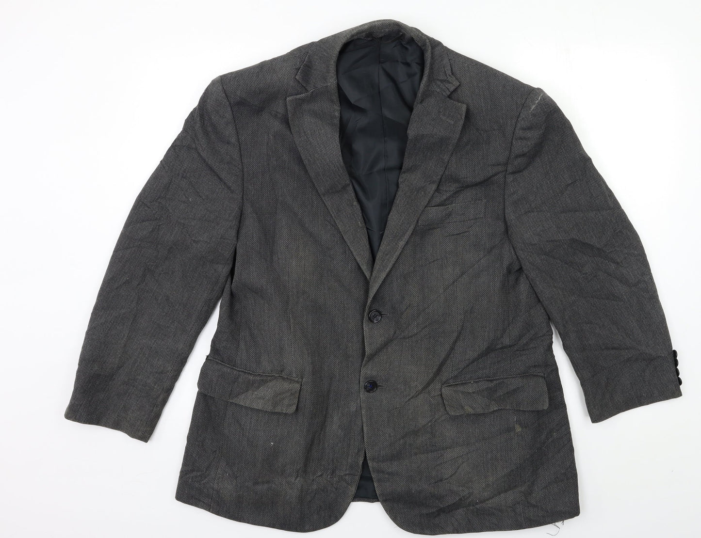 Mens UK Size 40 Marks and Spencer Regular Grey Suit Jacket