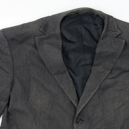 Mens UK Size 40 Marks and Spencer Regular Grey Suit Jacket
