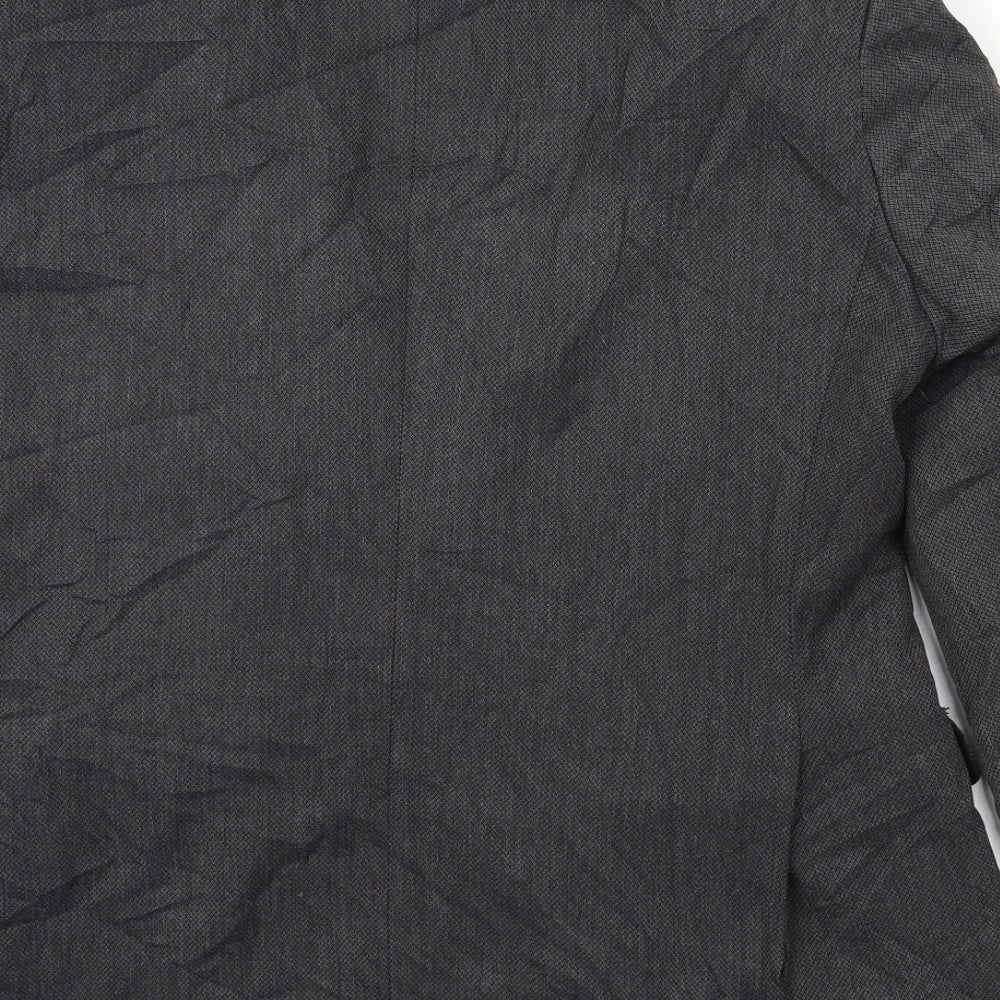 Mens UK Size 40 Marks and Spencer Regular Grey Suit Jacket