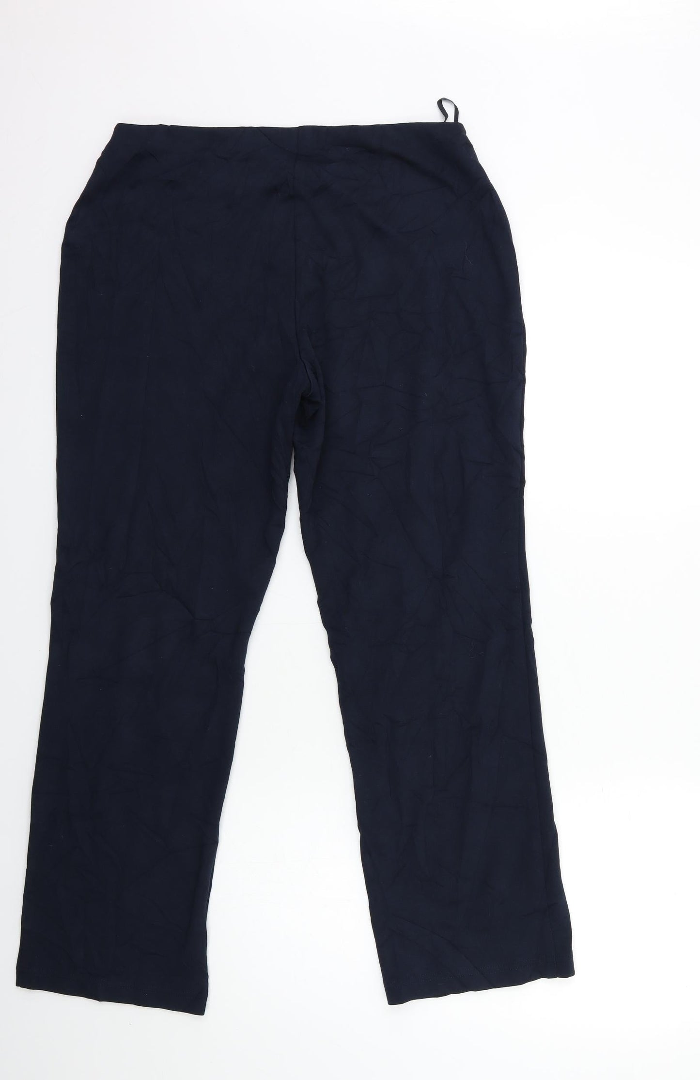 Marks and Spencer Womens Blue   Trousers  Size 14 L29 in