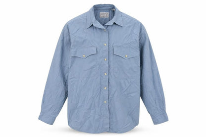 Mens UK Size M NICO Blue  Button-Up Long Sleeve Casual Shirt