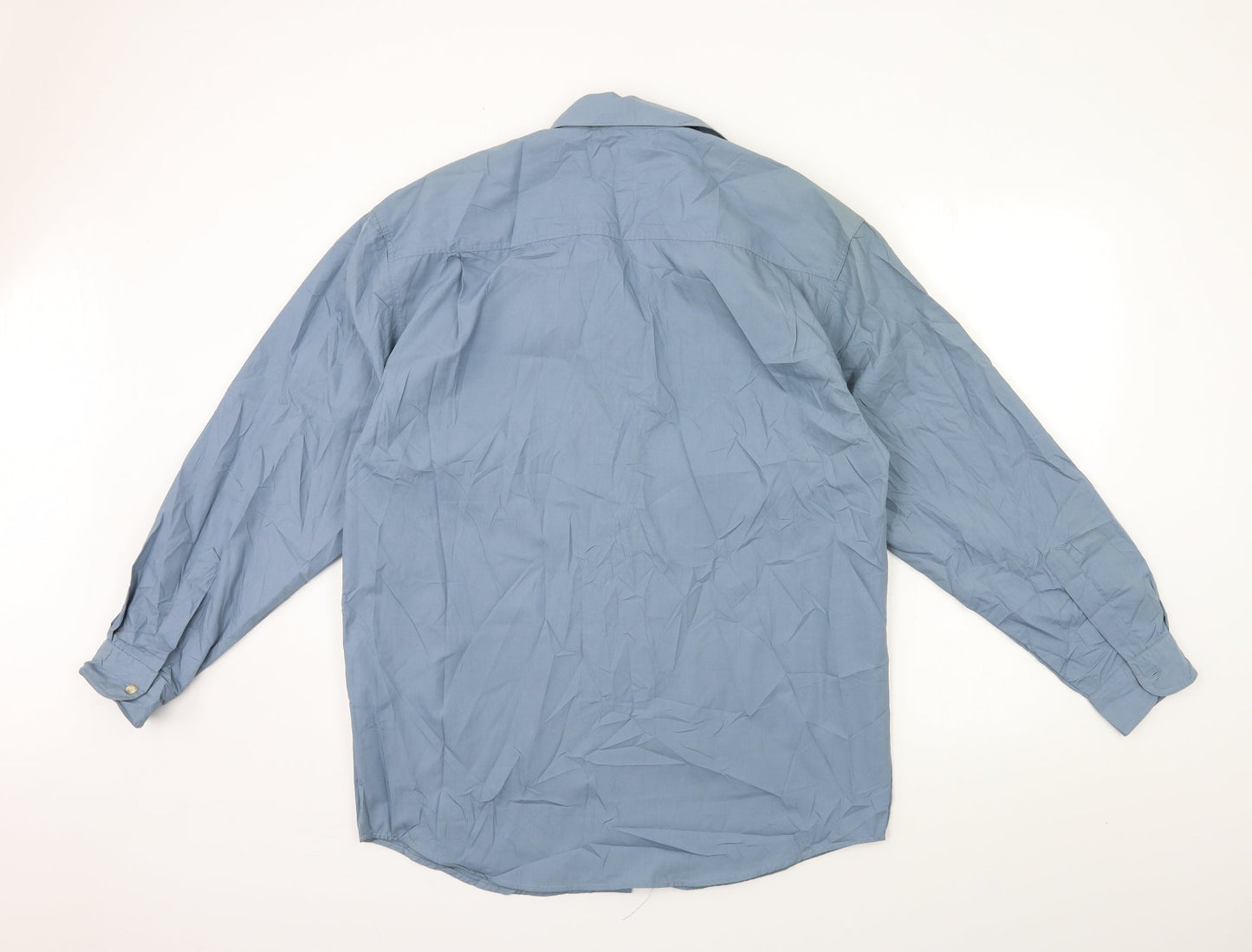 Mens UK Size M NICO Blue  Button-Up Long Sleeve Casual Shirt