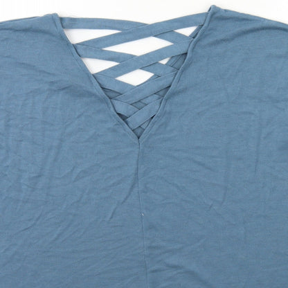 Primark Womens Blue  Knit Pullover Jumper Size 10