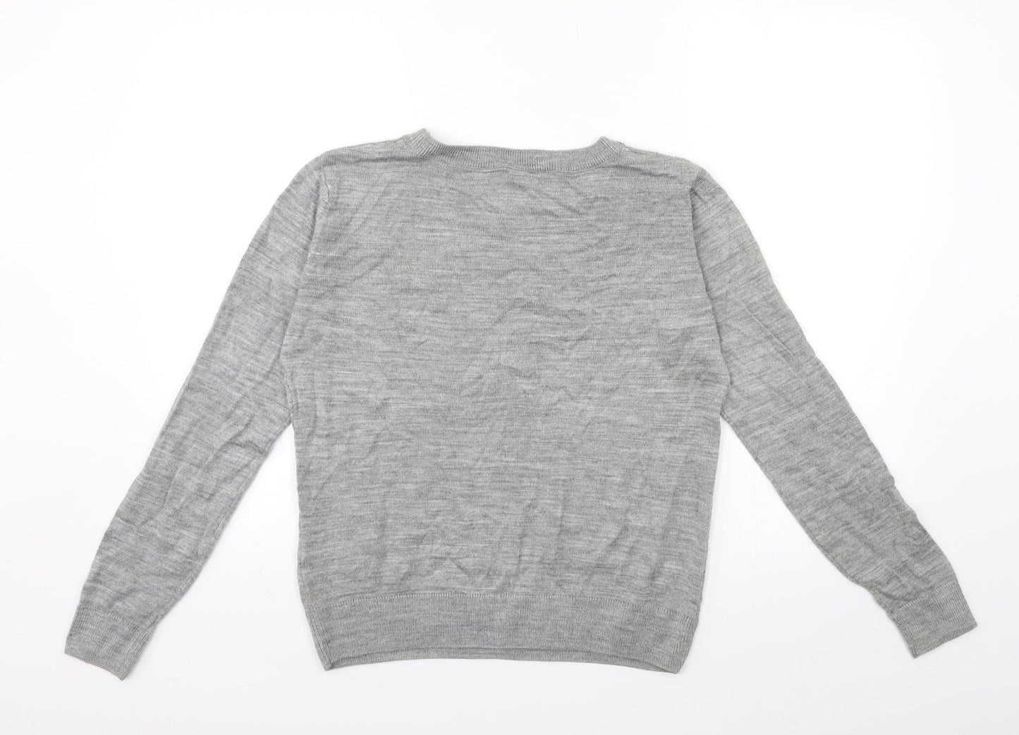 Womens UK Size S Marks and Spencer Grey Pullover Jumper