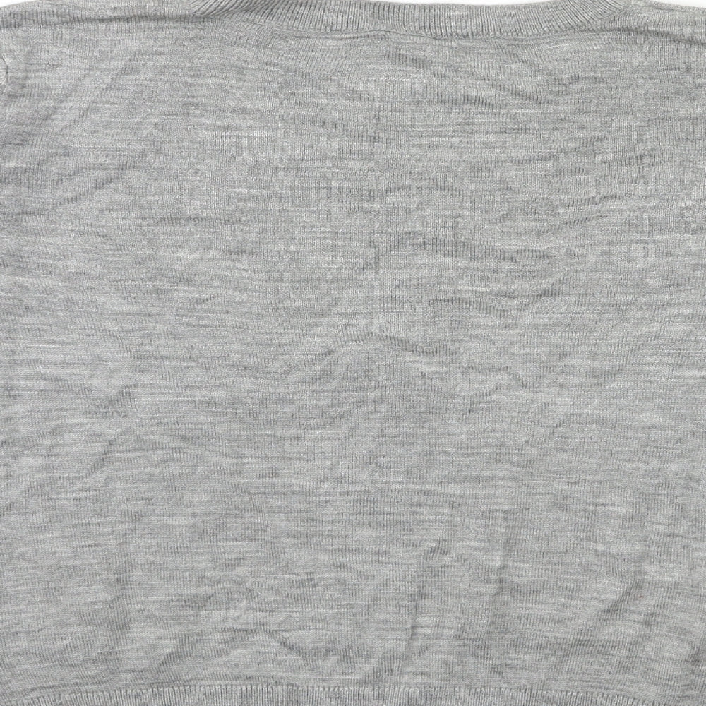 Womens UK Size S Marks and Spencer Grey Pullover Jumper