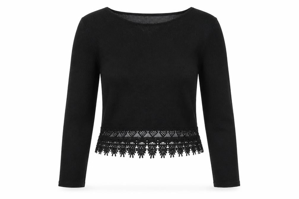 Womens UK Size XS Divided Black Basic T-Shirt