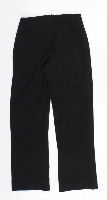 Rome Womens Black Striped  Trousers  One Size L26 in