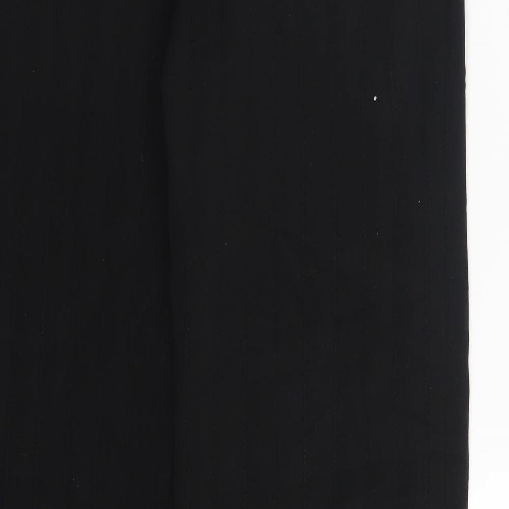 Rome Womens Black Striped  Trousers  One Size L26 in