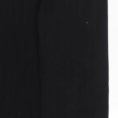 Rome Womens Black Striped  Trousers  One Size L26 in